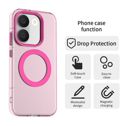 Husa MagSafe pentru Xiaomi Poco X8 Pro, Techsuit, CandyCase, Roz