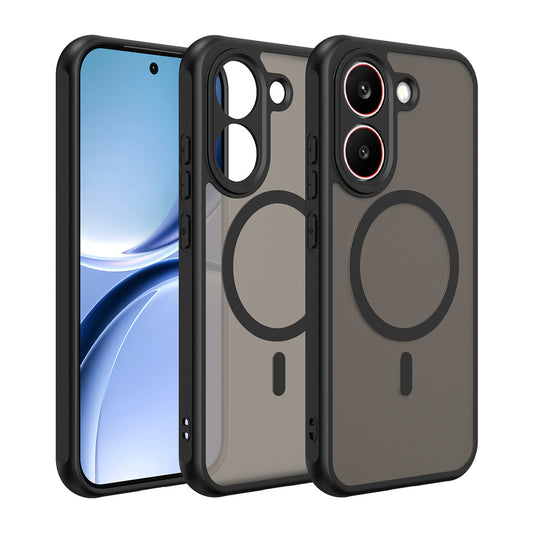 Husa MagSafe pentru Xiaomi Poco X8 Pro, Techsuit, HaloFrost II, Neagra