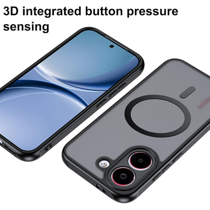 Husa MagSafe pentru Xiaomi Poco X8 Pro, Techsuit, PureFrost, Neagra Satinata