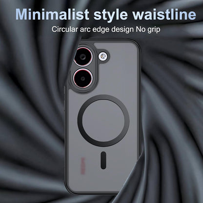 Husa MagSafe pentru Xiaomi Poco X8 Pro, Techsuit, PureFrost, Neagra Satinata