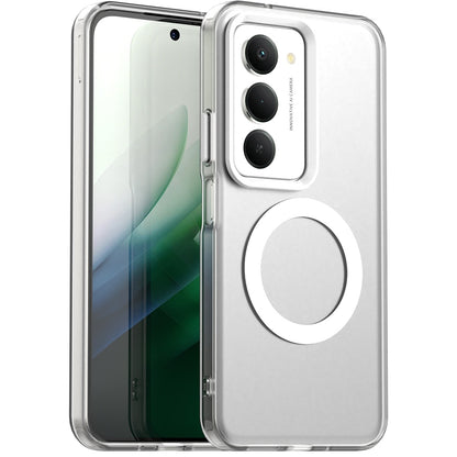 Husa MagSafe pentru Xiaomi Redmi 15 5G / 15 4G, Techsuit, CandyCase, Alba