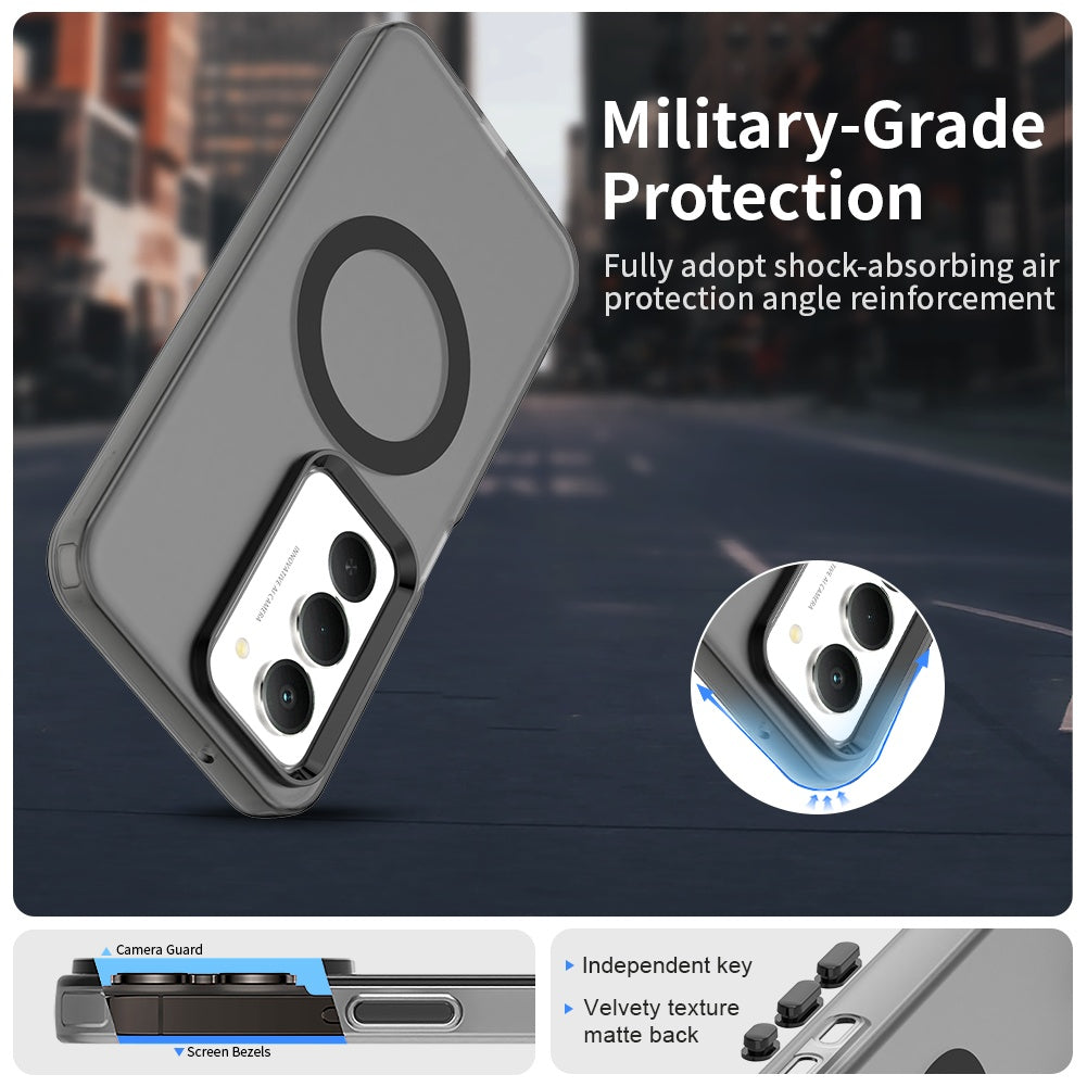 Husa MagSafe pentru Xiaomi Redmi 15 5G / 15 4G, Techsuit, CandyCase, Neagra