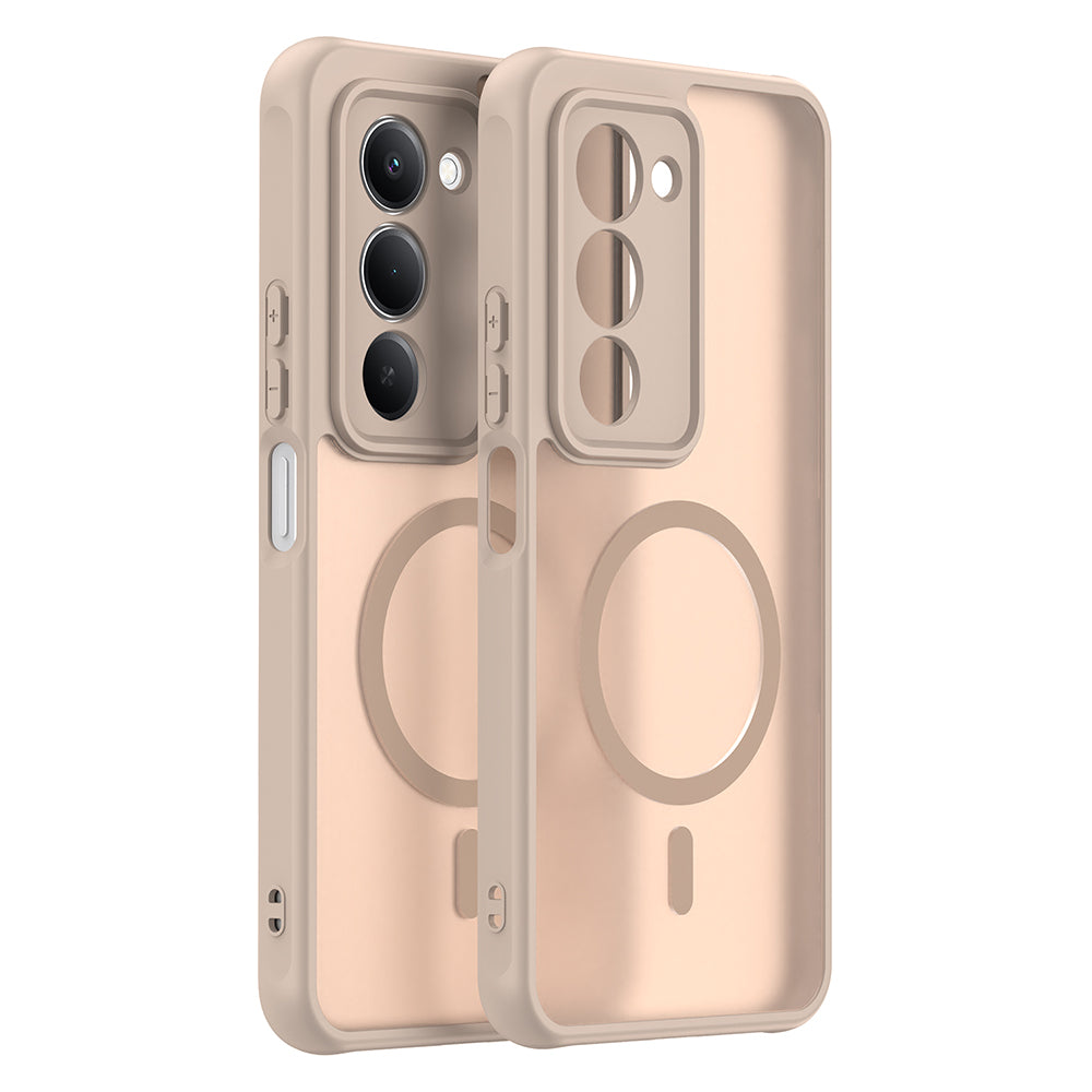 Husa MagSafe pentru Xiaomi Redmi 15 5G / 15 4G, Techsuit, HaloFrost II, Aurie