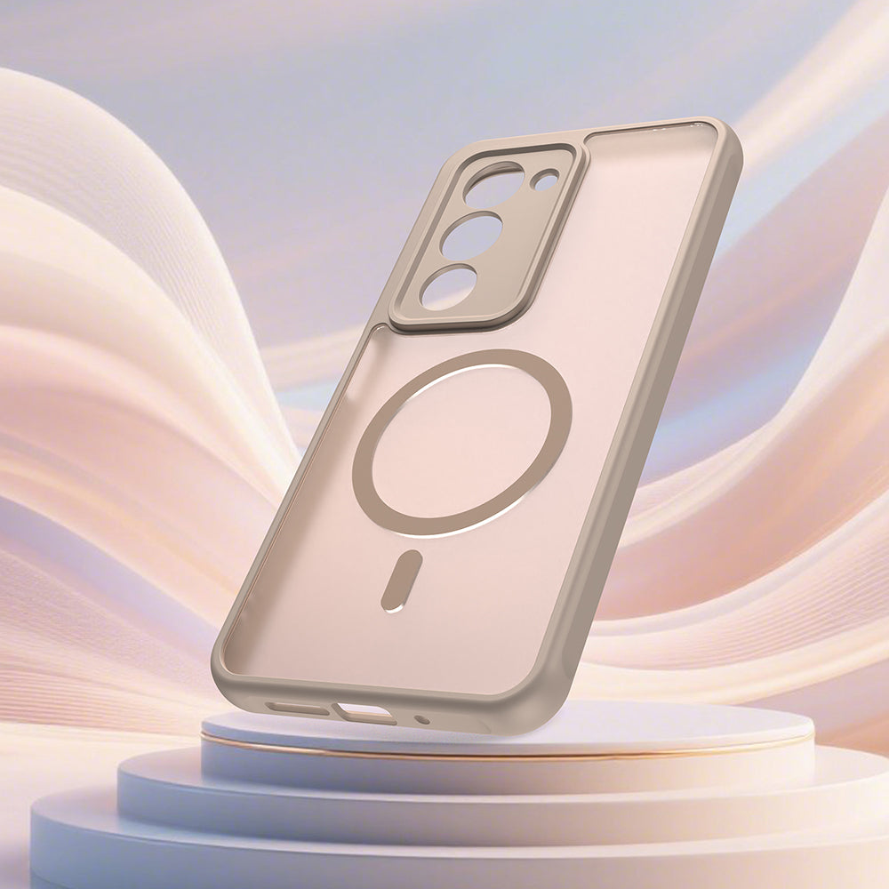 Husa MagSafe pentru Xiaomi Redmi 15 5G / 15 4G, Techsuit, HaloFrost II, Aurie