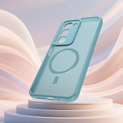 Husa MagSafe pentru Xiaomi Redmi 15 5G / 15 4G, Techsuit, HaloFrost II, Verde Deschis