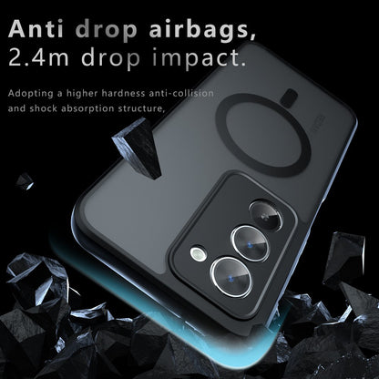 Husa MagSafe pentru Xiaomi Redmi 15 5G / 15 4G, Techsuit, PureFrost, Neagra Satinata