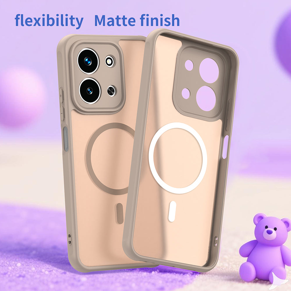 Husa MagSafe pentru Xiaomi Redmi 15C 5G / 15C 4G, Techsuit, HaloFrost II, Aurie