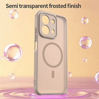 Husa MagSafe pentru Xiaomi Redmi 15C 5G / 15C 4G, Techsuit, HaloFrost II, Aurie