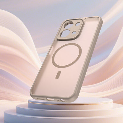 Husa MagSafe pentru Xiaomi Redmi 15C 5G / 15C 4G, Techsuit, HaloFrost II, Aurie