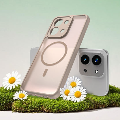 Husa MagSafe pentru Xiaomi Redmi 15C 5G / 15C 4G, Techsuit, HaloFrost II, Aurie