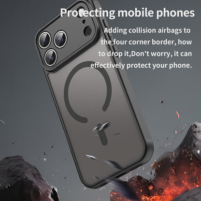 Husa MagSafe pentru Xiaomi Redmi 15C 5G / 15C 4G, Techsuit, HaloFrost II, Verde