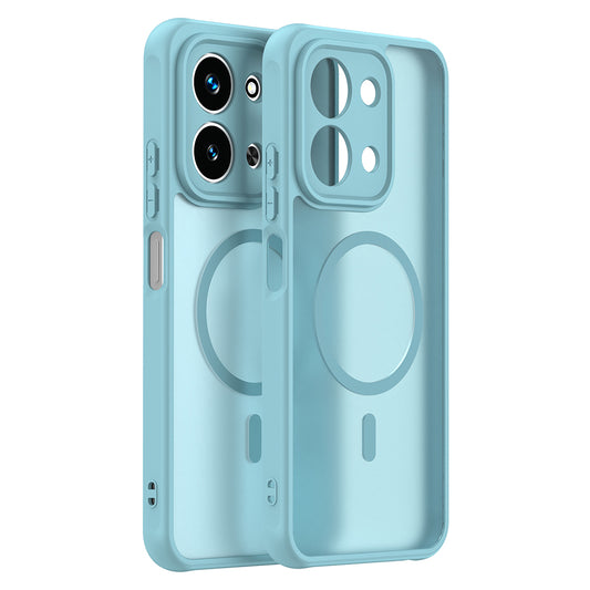 Husa MagSafe pentru Xiaomi Redmi 15C 5G / 15C 4G, Techsuit, HaloFrost II, Verde Deschis