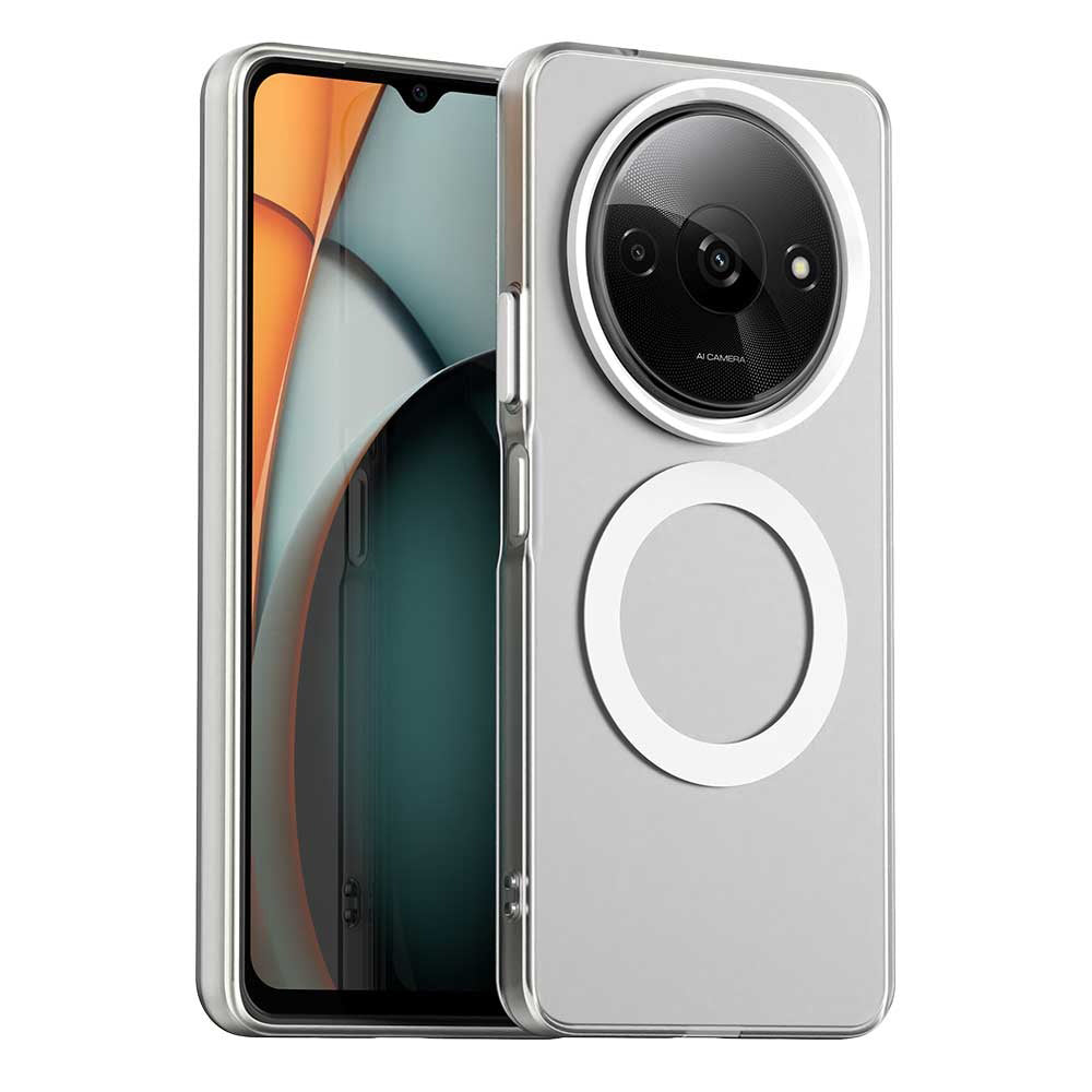 Husa MagSafe pentru Xiaomi Redmi A3x / A3, Techsuit, CandyCase, Alba
