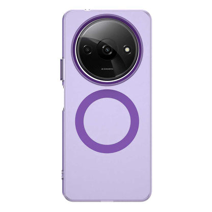 Husa MagSafe pentru Xiaomi Redmi A3x / A3, Techsuit, CandyCase, Mov