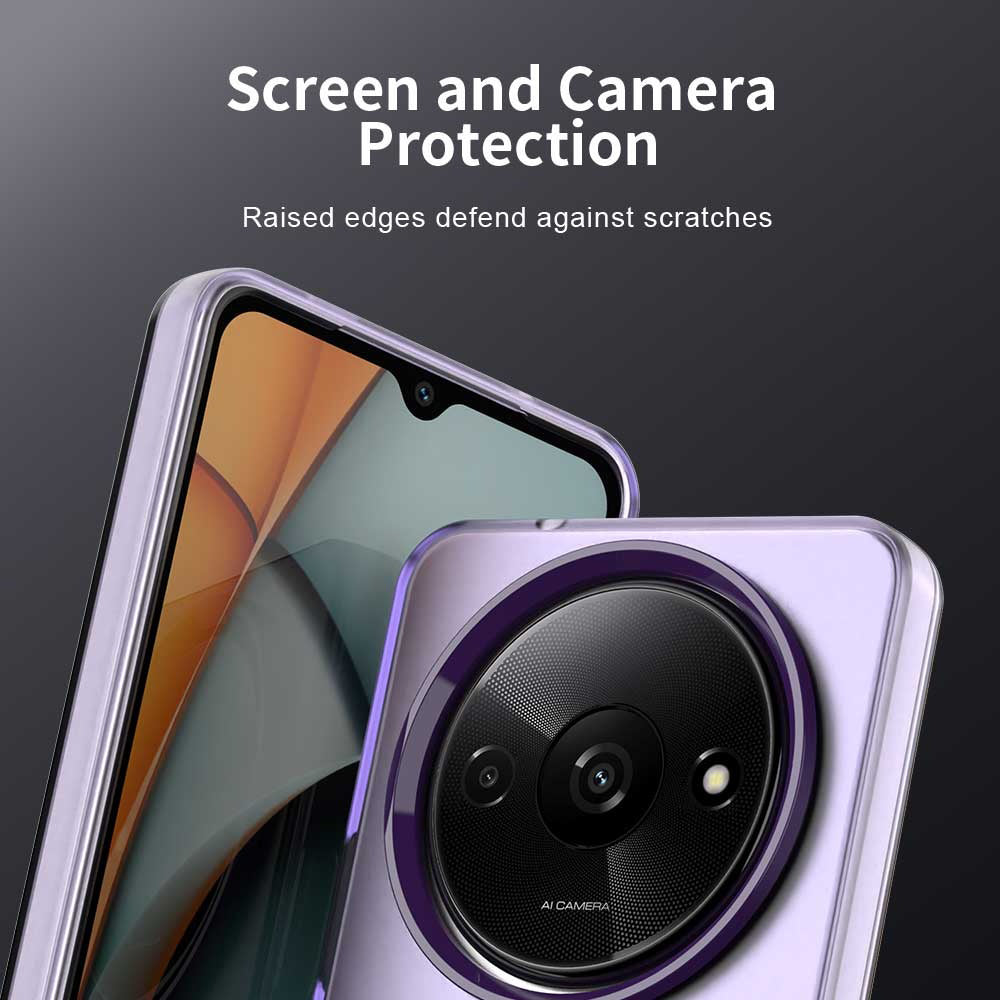 Husa MagSafe pentru Xiaomi Redmi A3x / A3, Techsuit, CandyCase, Mov