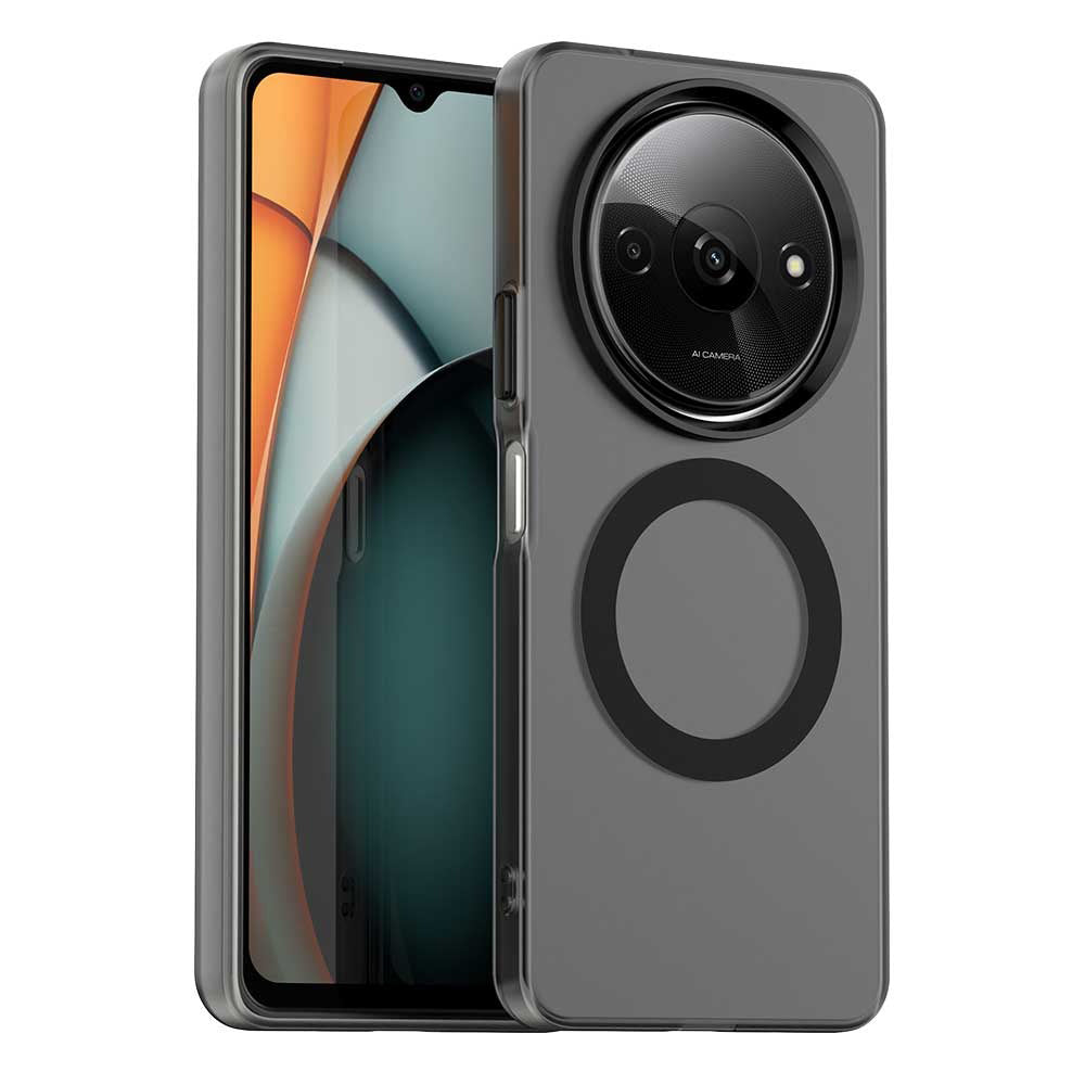 Husa MagSafe pentru Xiaomi Redmi A3x / A3, Techsuit, CandyCase, Neagra