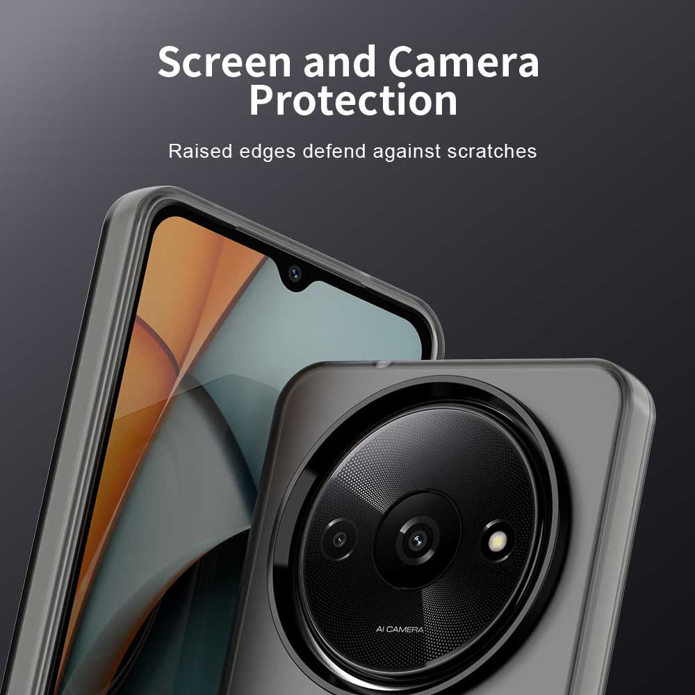 Husa MagSafe pentru Xiaomi Redmi A3x / A3, Techsuit, CandyCase, Neagra