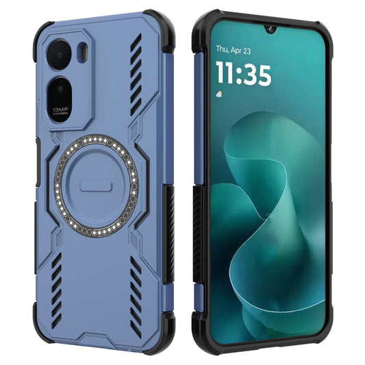 Husa MagSafe pentru Xiaomi Redmi A7 Pro 4G, Techsuit, ArmorMag, Albastra