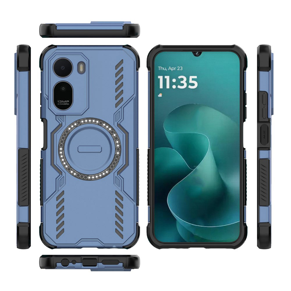Husa MagSafe pentru Xiaomi Redmi A7 Pro 4G, Techsuit, ArmorMag, Albastra