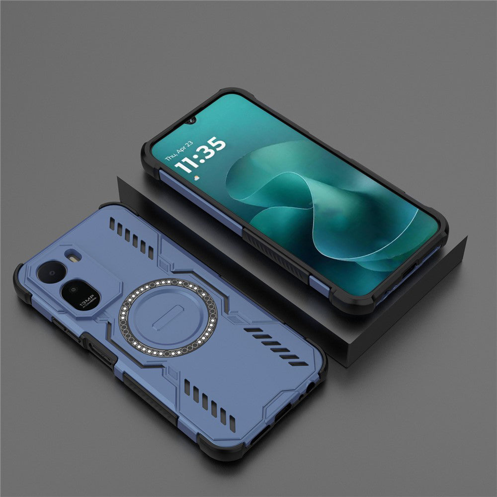 Husa MagSafe pentru Xiaomi Redmi A7 Pro 4G, Techsuit, ArmorMag, Albastra
