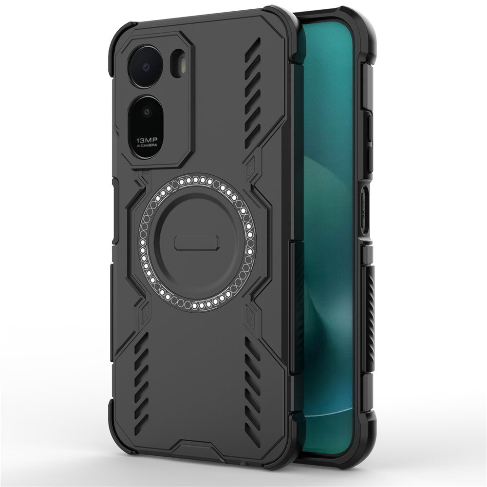 Husa MagSafe pentru Xiaomi Redmi A7 Pro 4G, Techsuit, ArmorMag, Neagra