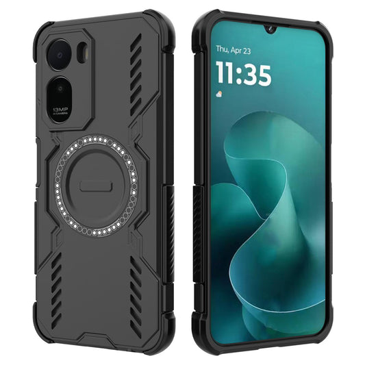 Husa MagSafe pentru Xiaomi Redmi A7 Pro 4G, Techsuit, ArmorMag, Neagra