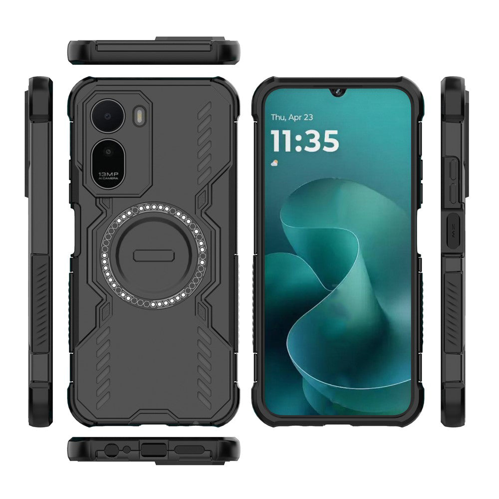 Husa MagSafe pentru Xiaomi Redmi A7 Pro 4G, Techsuit, ArmorMag, Neagra