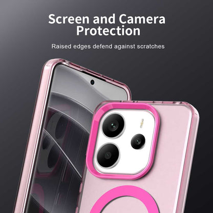 Husa MagSafe pentru Xiaomi Redmi Note 14 4G (Regional), Techsuit, CandyCase, Roz