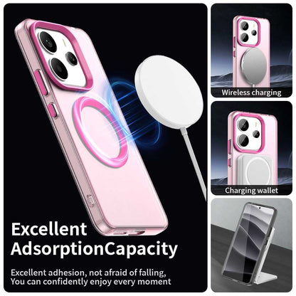 Husa MagSafe pentru Xiaomi Redmi Note 14 4G (Regional), Techsuit, CandyCase, Roz