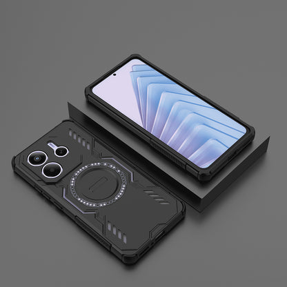Husa MagSafe pentru Xiaomi Redmi Note 14 5G, Techsuit, ArmorMag, Neagra