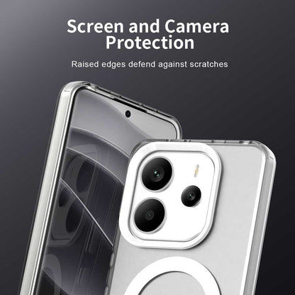Husa MagSafe pentru Xiaomi Redmi Note 14 5G, Techsuit, CandyCase, Alba