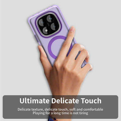 Husa MagSafe pentru Xiaomi Redmi Note 14 Pro 4G, Techsuit, CandyCase, Mov