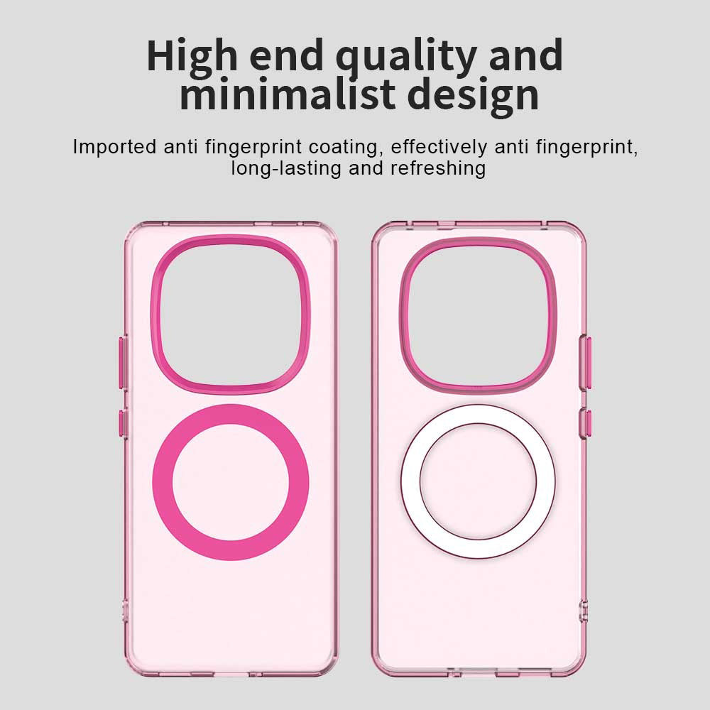 Husa MagSafe pentru Xiaomi Redmi Note 14 Pro+ 5G, Techsuit, CandyCase, Roz