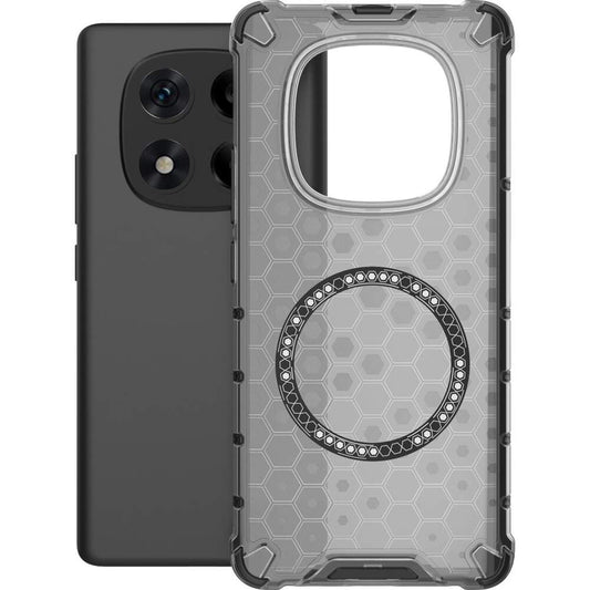 Husa MagSafe pentru Xiaomi Redmi Note 14 Pro+ 5G, Techsuit, HoneyComb Shield, Neagra