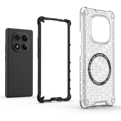 Husa MagSafe pentru Xiaomi Redmi Note 14 Pro+ 5G, Techsuit, HoneyComb Shield, Neagra