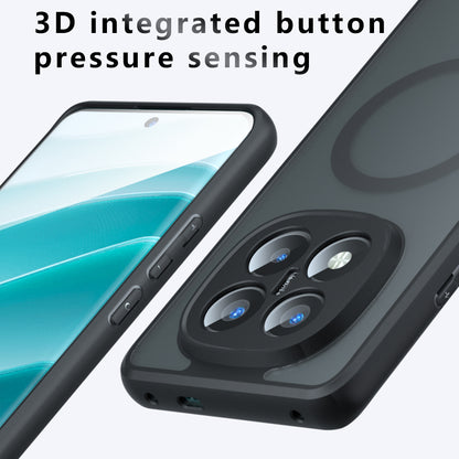 Husa MagSafe pentru Xiaomi Redmi Note 14 Pro+ 5G, Techsuit, PureFrost, Neagra