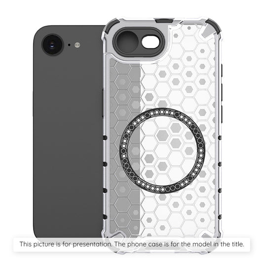 Husa MagSafe pentru Xiaomi Redmi Note 14S, Techsuit, HoneyComb Shield, Alba