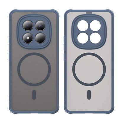 Husa MagSafe pentru Xiaomi Redmi Note 15 Pro 4G, Techsuit, HaloFrost II, Bleumarin