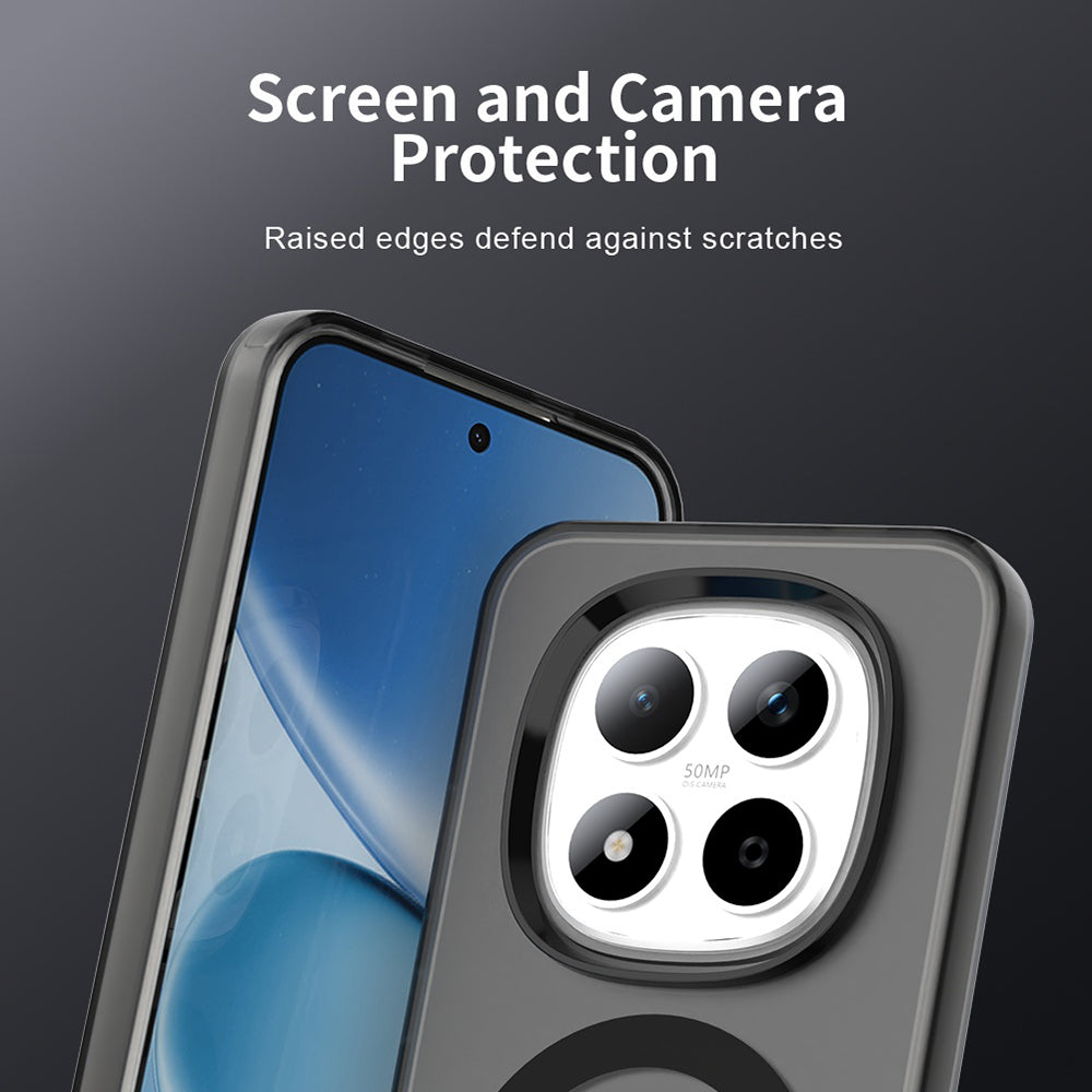 Husa MagSafe pentru Xiaomi Redmi Note 15 Pro 5G, Techsuit, CandyCase, Neagra