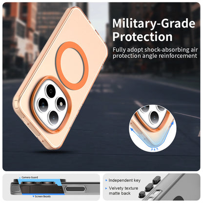 Husa MagSafe pentru Xiaomi Redmi Note 15 Pro 5G, Techsuit, CandyCase, Portocalie