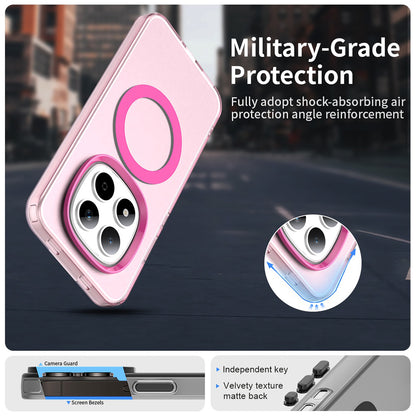 Husa MagSafe pentru Xiaomi Redmi Note 15 Pro 5G, Techsuit, CandyCase, Roz