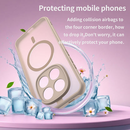 Husa MagSafe pentru Xiaomi Redmi Note 15 Pro 5G, Techsuit, HaloFrost II, Aurie