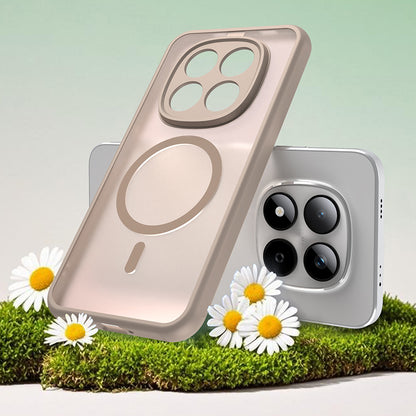 Husa MagSafe pentru Xiaomi Redmi Note 15 Pro 5G, Techsuit, HaloFrost II, Aurie