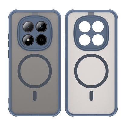 Husa MagSafe pentru Xiaomi Redmi Note 15 Pro 5G, Techsuit, HaloFrost II, Bleumarin