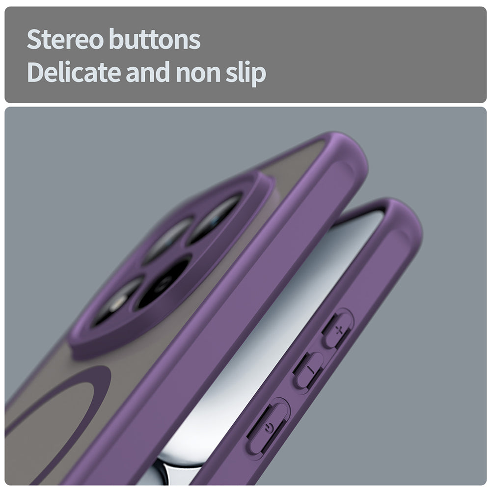 Husa MagSafe pentru Xiaomi Redmi Note 15 Pro 5G, Techsuit, HaloFrost II, Mov