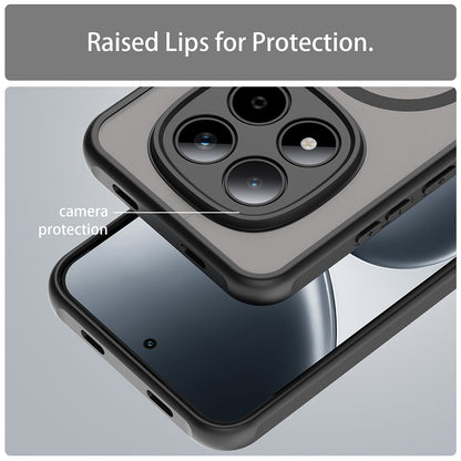 Husa MagSafe pentru Xiaomi Redmi Note 15 Pro 5G, Techsuit, HaloFrost II, Neagra