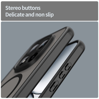 Husa MagSafe pentru Xiaomi Redmi Note 15 Pro 5G, Techsuit, HaloFrost II, Neagra