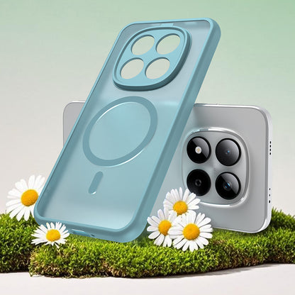 Husa MagSafe pentru Xiaomi Redmi Note 15 Pro 5G, Techsuit, HaloFrost II, Verde Deschis