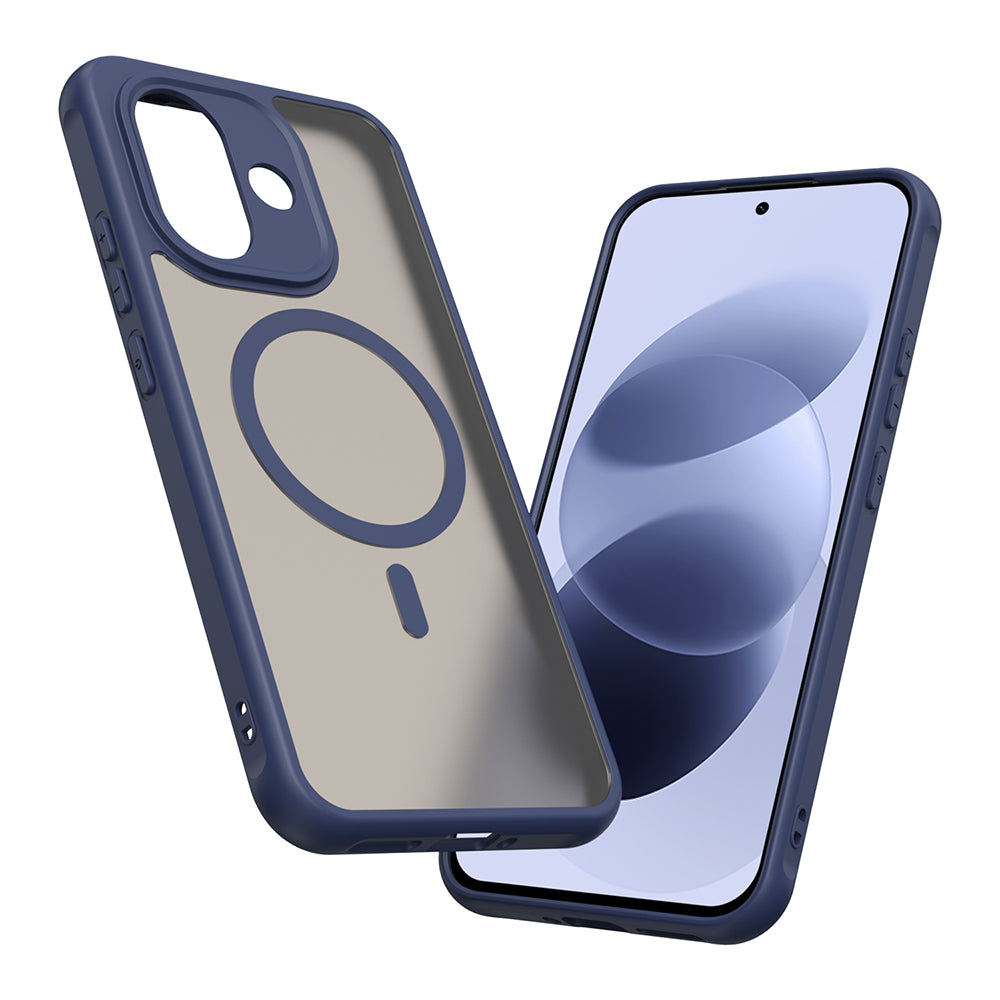 Husa MagSafe pentru Xiaomi Redmi Note 17 4G / Note 17 5G, Techsuit, HaloFrost II, Bleumarin