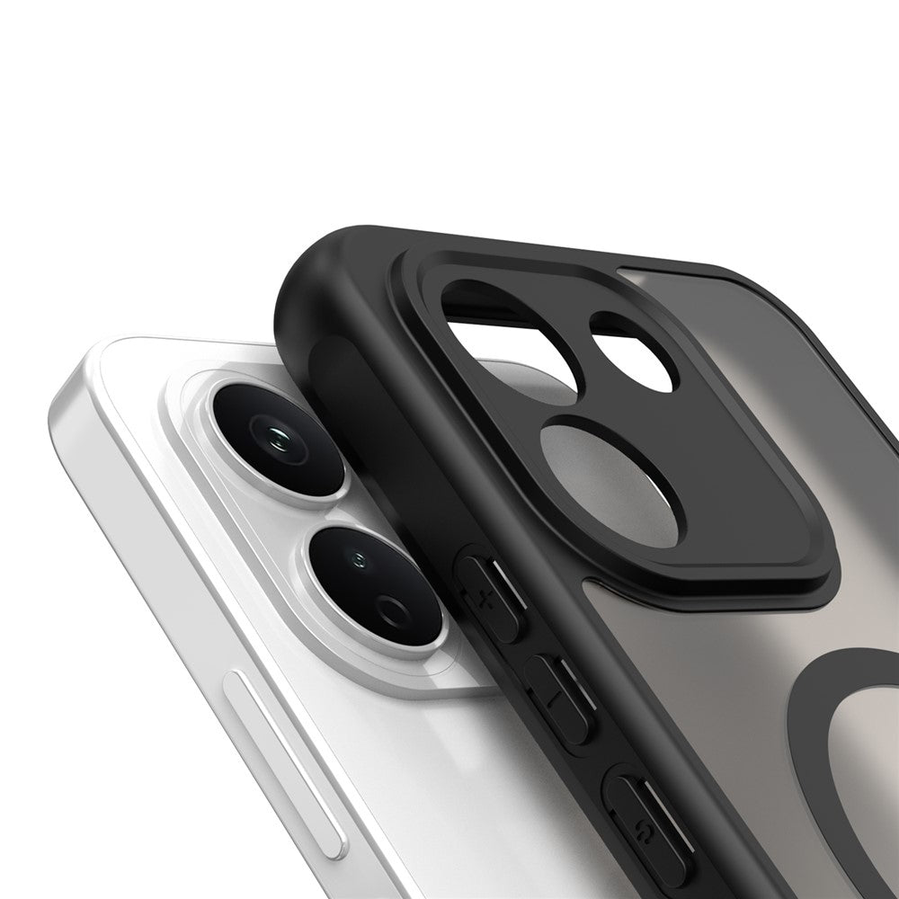 Husa MagSafe pentru Xiaomi Redmi Note 17 Pro Max, Techsuit, HaloFrost II, Neagra